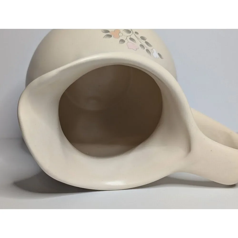Vintage Pfaltzgraff Tea Rose Small Stoneware Creamer Pitcher 5.5